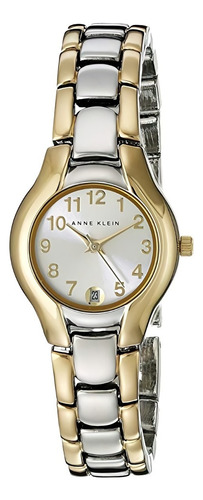 Anne Klein | Reloj Mujer | 10/6777svtt | Original Color De La Correa Plateado/dorado Color Del Bisel Dorado Color Del Fondo Plateado