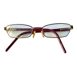 Lente Óptico Gucci Gg2733 Metal Dark Burgundy Burdeo S 53mm