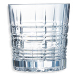 Vaso De Vidrio Transparente Tallado Para Whisky 330ml