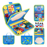 Hapkid Busy Board - Juguete Montessori Para Ninos De 0, 1, 2