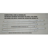 Kit Barras 43lh5100 43lw300 43uj6300 43lj551c