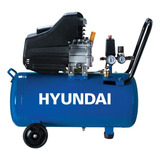 Compresor De Aire Eléctrico Portátil Hyundai 24 Lts 2 Hp Color Azul