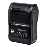 Mini Impresora Térmica Bluetooth Portátil Negra