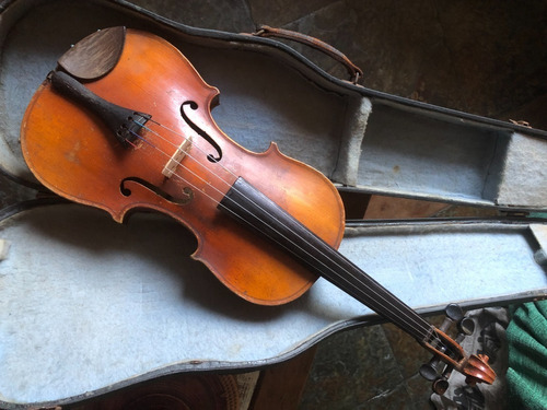 Violino Antigo Copia Do Stradivarius Estojo Original Czecho