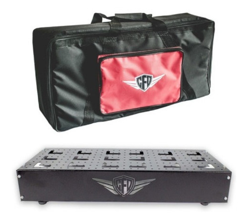 Pedalboard Creationfd Stau 70x40 Com Bag, Elétrica E Jacks