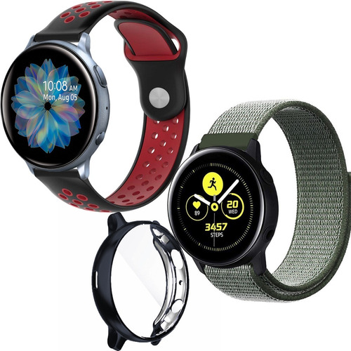 Correa Transpirable + Nylon +2 Case Para Galaxy Watch Active