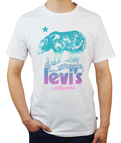 Levi's Levis Playera Graphic Tee 224911012 White Caballero