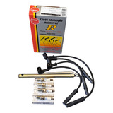 Kit Cables Bujias Ngk + Saca Logan Sandero Clio2 1.6 8v K7m 