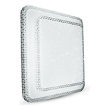 Lustre Plafon Led Cristal Duplo 30w - 60w Sobrepor Multicor