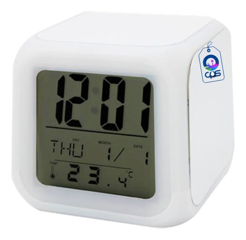 Reloj Despertador Con Led Para Sublimar