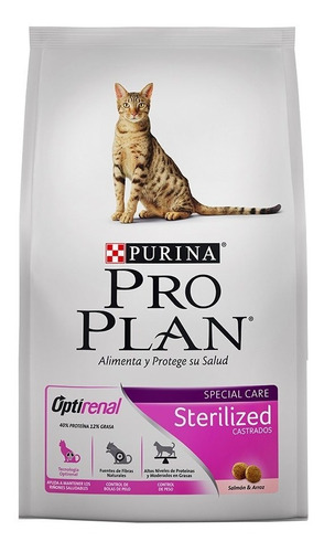 Pro Plan Sterilized Optirenal Adult Felino Esterilizado 3kg*