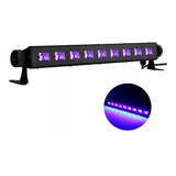 Pack 2 Barra Led Luz Uv Negra 43cm 9x3w  Fluor + Envio