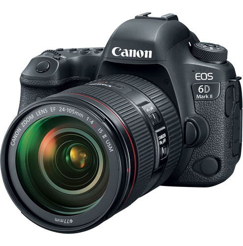 Canon Eos 6d Mark Ii Dslr Camara Con 24-105mm F/4l Ii Lens