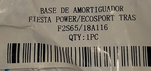Base Amortiguador Ford Trasera Fiesta Power Ecosport 04-13 Foto 4