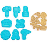 Set De Reposteria 8pcs Cortadores Galletas Moldes Pascua Moldes Galleta Pascua Moldes Articulos De Reposteria Herramienta Ck-133 Color Azul Pasteleriacl