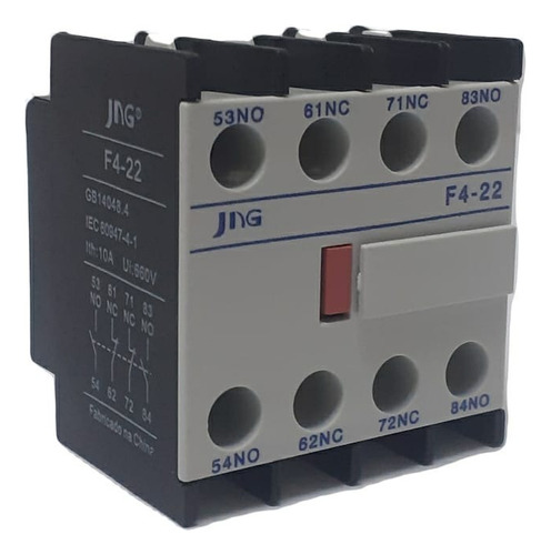 Bloco De Contato Auxiliar Jng F4-22 2na+2nf Para Contator Jx2 