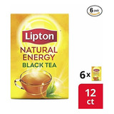 Lipton K-copas Para Keurig Cerveceros Natural Té Negro Energ