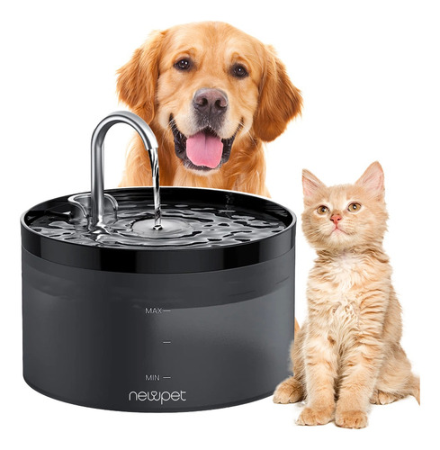 2l Fonte De Água De Para Gatos E Cãe Super Silencioso Newpet