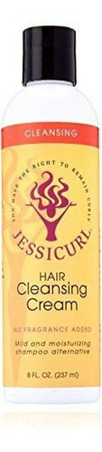 Jessicurl Pelo Crema Limpiadora, Sin Olor Adicional De 8 Onz