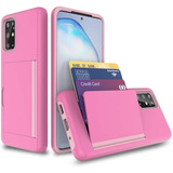 Funda Para Samsung Galaxy A51 5g - Rosa Con Tarjetero