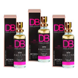 Kit 3 Perfume Db Feminino Amakha Paris Bolso Bolsa