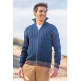 Sweater Tipo Campera C/cierre Puño Bugato (3103)