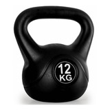 Pesa Rusa De 12 Kg Kettlebel 26.5 Libras Fitness Crossfit Color Negro