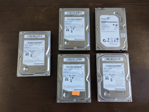 Lote 5 Discos Rigidos 2 Tb 256 Gb Errores Fallas Rotos 