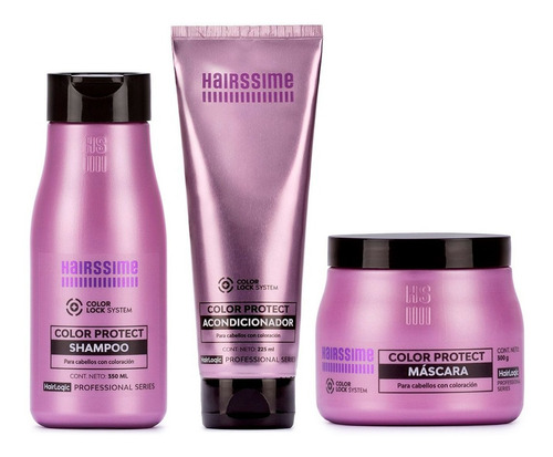 Hairssime Color Protect Shampoo+acondicionador+mascara+gift