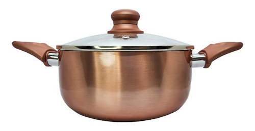 Cacerola Volt 20cm Antiadherente Tapa Larhaus Pettish Online Color Copper