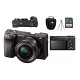 Sony A6400 16-50mm Oss + Bolsa + Tripé + Cartão 64gb - Nfe