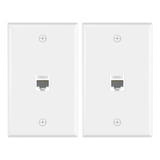 Placa De Pared Ethernet Vce Rj45