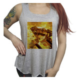 Musculosa Dama Oro Gold Barra Lingotes Dinero Dorado P1