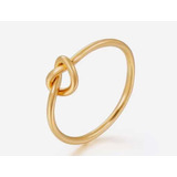 Anel Nozinho Ouro 18k/750 Delicado Feminino Maciço