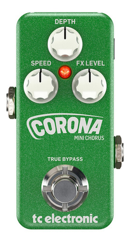 Pedal De Efecto Tc Electronic Corona Mini Chorus  Verde