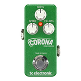Pedal De Efecto Tc Electronic Corona Mini Chorus  Verde