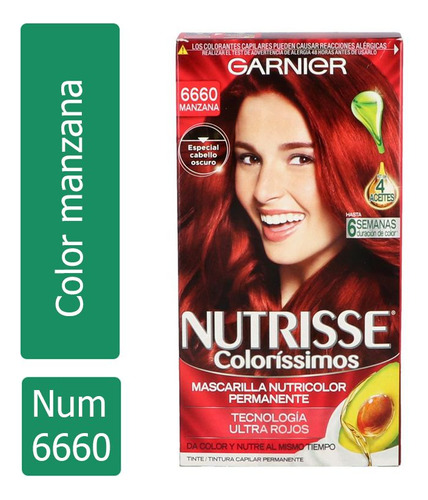 Garnier Nutrisse Colorissimos Tinte Capilar Permanente