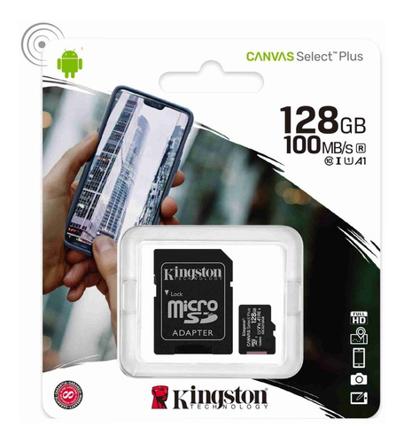 Memoria Micro Sd Canvas Select Plus De 128gb Con Adaptador