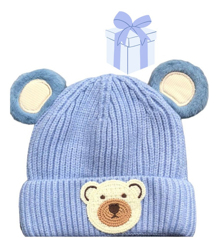 Gorro Para Bebé Suave Y Tejido Calidad Premium 1-6 Años Frío