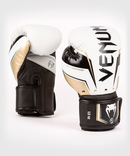 Guantes De Boxeo Venum Elite Evo Blanco/dorado/negro Unisex