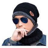 Gorra De Punto De Terciopelo Y Gorra De Invierno Para Hombre