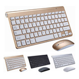 Conjunto De Mini Teclado E Mouse Portátil Sem Fio Laptop