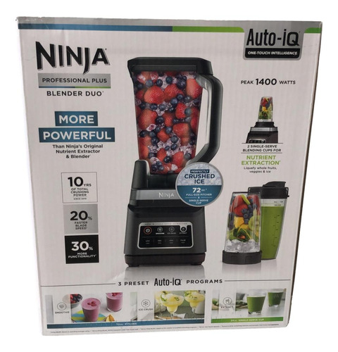 Liquidificador Ninja Professional Plus Blender Duo 1400w