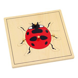 Montessori Lady Bug Puzzle