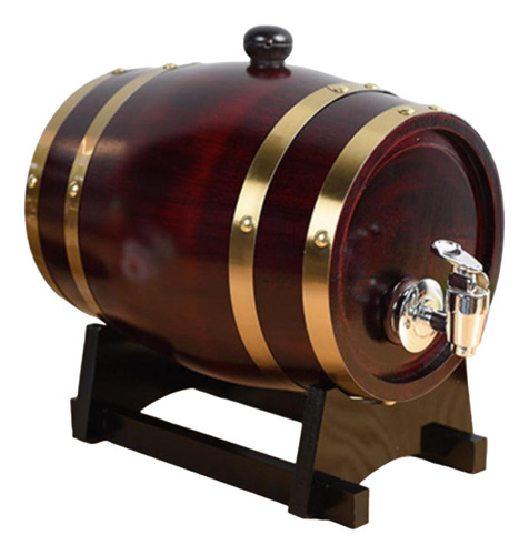 Barril De Vino Cubo De Vino Con Espita, Barril Para 1l Retro