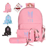 3 Unids/set Mochila Estudiante Bts Mochila Mochila Bolsa De