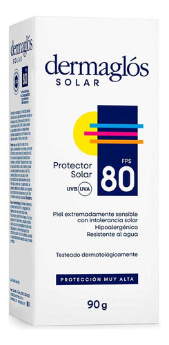 Protector Solar Dermaglós Fps80 Piel Extremadamente Sensible