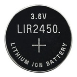Bateria Pilha Lítio Recarregável Lir 2450 Cr2450 2450 3.6v