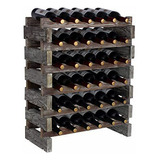 Estantería Modular Para Vinos De Madera Para 36 Botellas