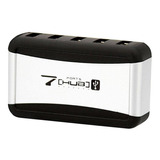 Hub 7 Portas Usb 2.0, Com Fonte De Energia